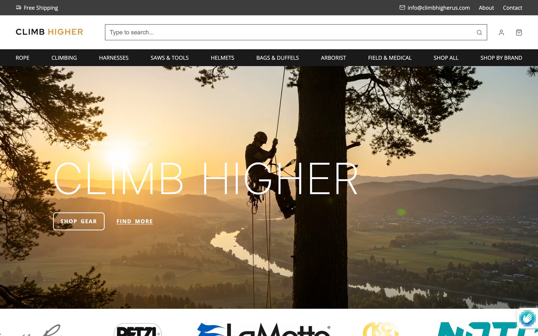Climb Higher, Gear for the climb