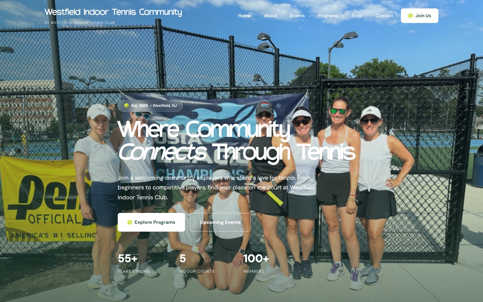 Where community connects through tennis